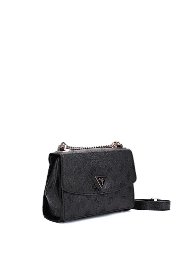 Женская сумка кросс-боди из экокожи черная - фото 2 - Miraton