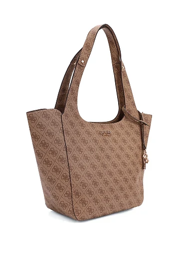 Женская сумка из экокожи бежевая - фото 3 - Miraton