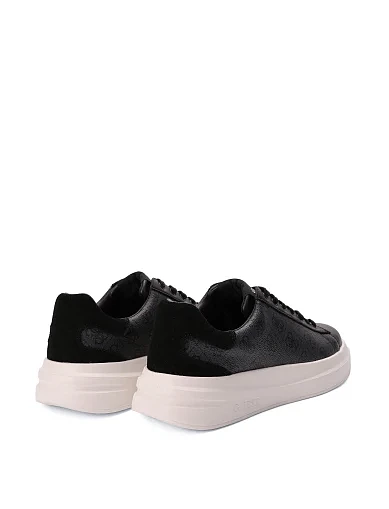 Мужские кеды из экокожи черные - фото 4 - Miraton