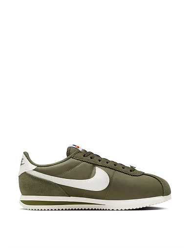 Женские кроссовки Nike W NIKE CORTEZ TXT кожаные зеленые - фото 1 - Miraton