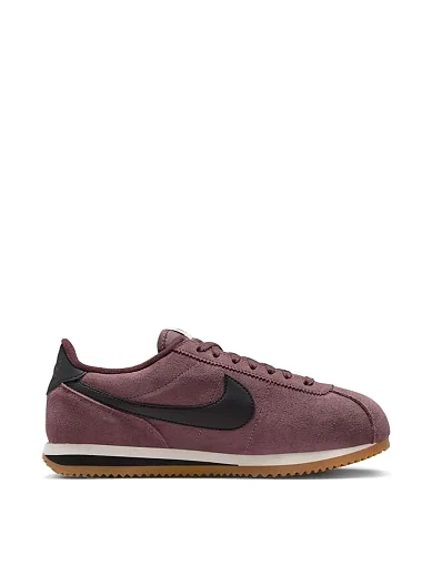 Женские кроссовки Nike W NIKE CORTEZ SUEDE кожаные коричневые - фото 1 - Miraton