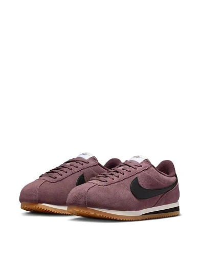Женские кроссовки Nike W NIKE CORTEZ SUEDE кожаные коричневые - фото 3 - Miraton