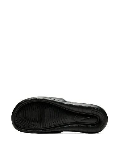 Мужские шлепанцы Nike VICTORI ONE SLIDE из экокожи черные - фото 5 - Miraton