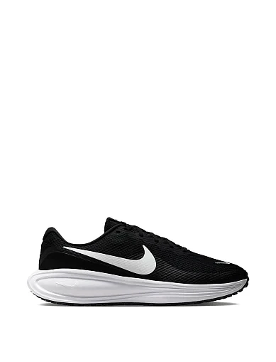 Мужские кроссовки Nike REVOLUTION 9 текстильные черные - фото 1 - Miraton