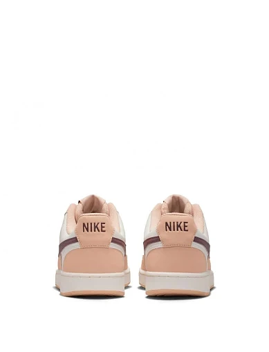 Женские кеды Nike W NIKE COURT VISION LO P NBK из экокожи бежевые - фото 5 - Miraton