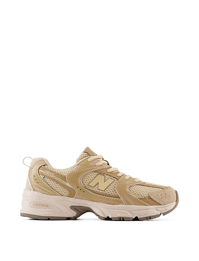 Женские кроссовки New Balance G5303QO кожаные бежевые - фото 1 - Miraton