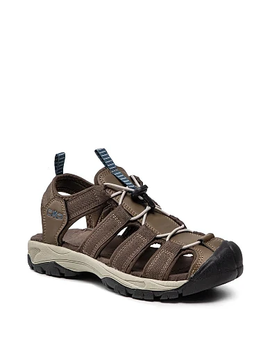 Мужские сандалии CMP SAHIPH HIKING SANDAL из экокожи коричневые - фото 2 - Miraton