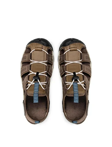 Мужские сандалии CMP SAHIPH HIKING SANDAL из экокожи коричневые - фото 5 - Miraton