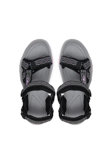 Жіночі сандалі CMP HAMAL HIKING SANDAL з екошкіри сірі(38Q9956-40UR) - фото 4 - Miraton