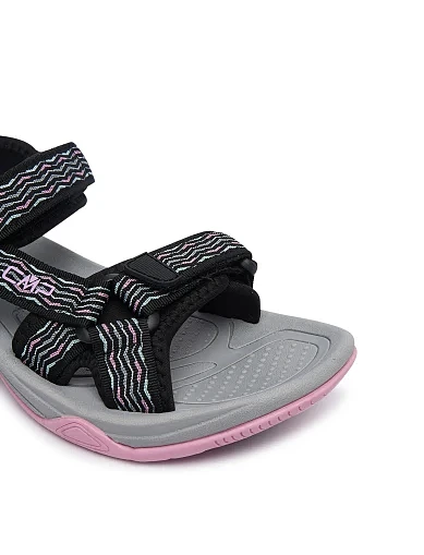 Жіночі сандалі CMP HAMAL HIKING SANDAL з екошкіри сірі(38Q9956-40UR) - фото 6 - Miraton