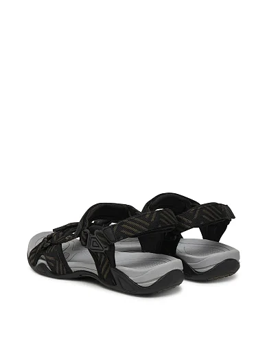 Мужские сандалии CMP HAMAL HIKING SANDAL из экокожи черные - фото 3 - Miraton