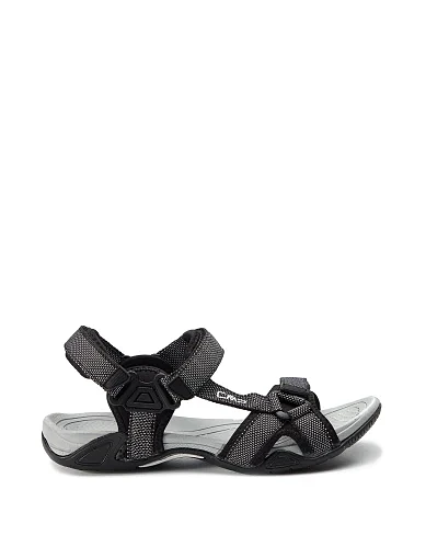 Мужские сандалии CMP HAMAL HIKING SANDAL из экокожи черные - фото 1 - Miraton