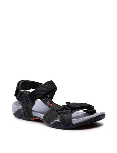 Мужские сандалии CMP HAMAL HIKING SANDAL из экокожи зеленые - фото 2 - Miraton