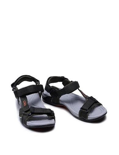 Мужские сандалии CMP HAMAL HIKING SANDAL из экокожи зеленые - фото 4 - Miraton