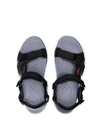 Мужские сандалии CMP HAMAL HIKING SANDAL из экокожи зеленые - фото 5 - Miraton