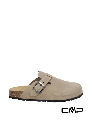 Женские сабо CMP NAVARRO SLIPPERS замшевые бежевые - фото 1 - Miraton
