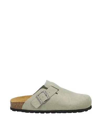 Женские сабо CMP NAVARRO SLIPPERS замшевые зеленые - фото 1 - Miraton