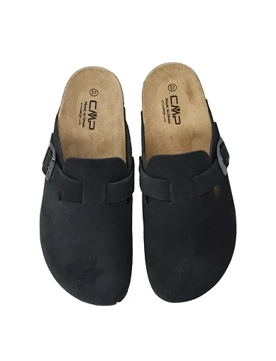 Жіночі сабо CMP NAVARRO SLIPPERS замшеві чорні(3Q89546-U901) - фото 4 - Miraton