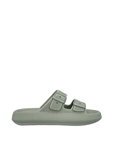 Женские шлепанцы CMP BELEM SLIPPER резиновые зеленые - фото 1 - Miraton