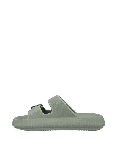 Женские шлепанцы CMP BELEM SLIPPER резиновые зеленые - фото 2 - Miraton
