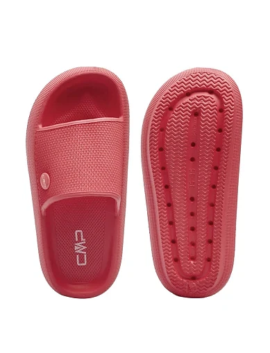 Жіночі шльопанці CMP RUBY SLIPPER гумові коралові(3Q97866-C574) - фото 4 - Miraton