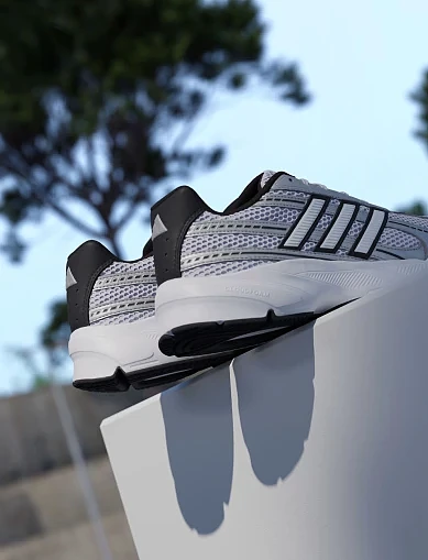 Чоловічі кросівки Adidas TECHNOCHAOS 2000 текстильні білі (HQ7282) - фото 6 - Miraton