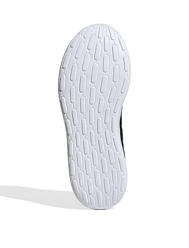 Женские кроссовки Adidas LITE RACER 4.0 текстильные черные - фото 2 - Miraton