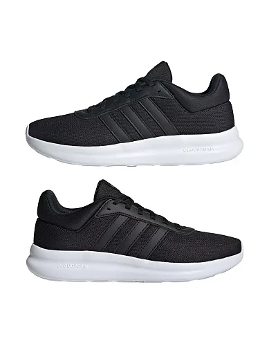 Женские кроссовки Adidas LITE RACER 4.0 текстильные черные - фото 6 - Miraton
