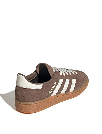 Женские кеды Adidas HANDBALL SPEZIAL кожаные коричневые - фото 3 - Miraton
