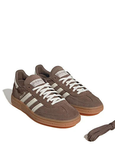 Женские кеды Adidas HANDBALL SPEZIAL кожаные коричневые - фото 5 - Miraton