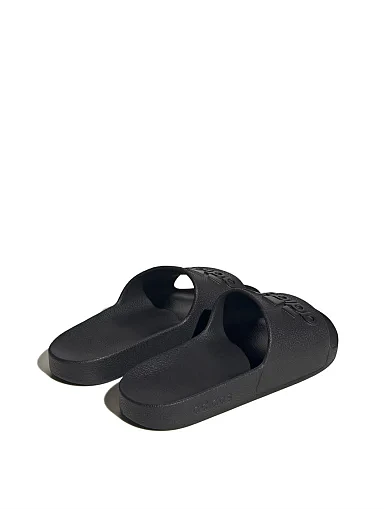 Мужские шлепанцы Adidas ADILETTE AQUA из экокожи черные - фото 5 - Miraton