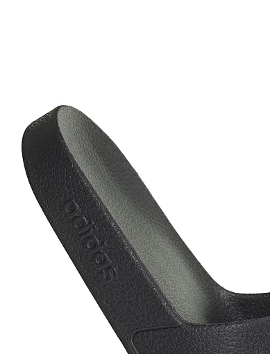 Мужские шлепанцы Adidas ADILETTE AQUA из экокожи черные - фото 7 - Miraton