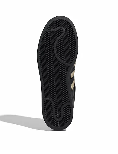 Мужские кеды Adidas SUPERSTAR II кожаные черные - фото 5 - Miraton