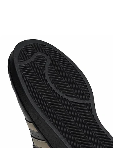 Мужские кеды Adidas SUPERSTAR II кожаные черные - фото 7 - Miraton