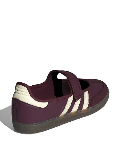 Жіночі кеди Adidas SAMBA JANE шкіряні бордові(IH6561) - фото 5 - Miraton