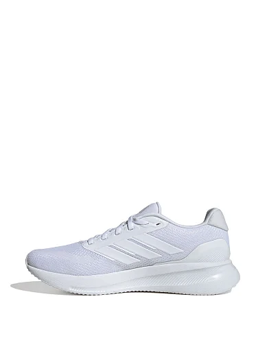 Мужские кроссовки Adidas RUNFALCON 5 текстильные белые - фото 6 - Miraton