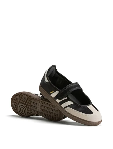 Жіночі кеди Adidas SAMBA JANE шкіряні чорні(IH9207) - фото 2 - Miraton