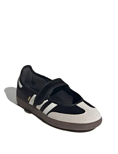 Жіночі кеди Adidas SAMBA JANE шкіряні чорні(IH9207) - фото 4 - Miraton