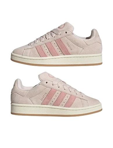 Женские кеды Adidas CAMPUS 00s кожаные розовые - фото 6 - Miraton