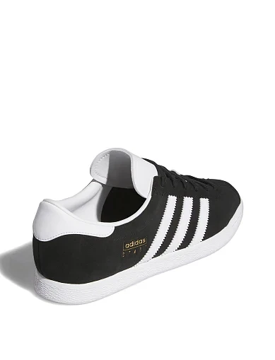 Мужские кеды Adidas STADT кожаные черные - фото 3 - Miraton