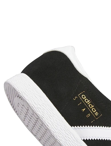 Мужские кеды Adidas STADT кожаные черные - фото 7 - Miraton