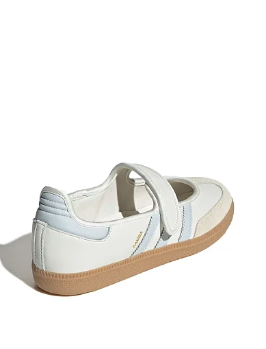 Женские кеды Adidas SAMBA JANE кожаные белые - фото 3 - Miraton