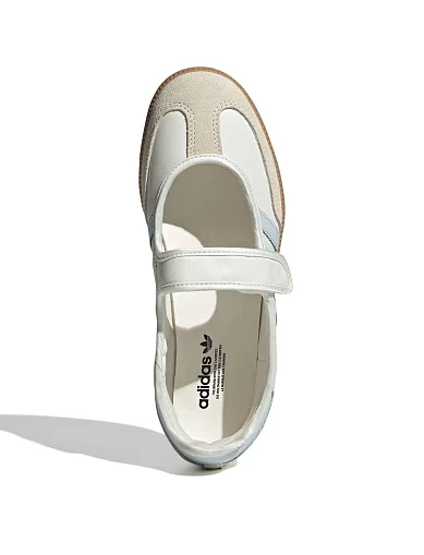 Женские кеды Adidas SAMBA JANE кожаные белые - фото 5 - Miraton