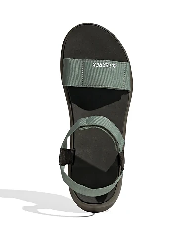 Мужские сандалии Adidas TERREX HYDROTERRA LIGHT текстильные зеленые - фото 2 - Miraton