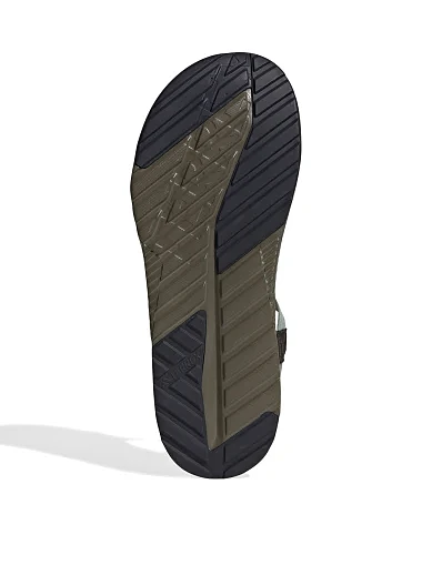 Мужские сандалии Adidas TERREX HYDROTERRA LIGHT текстильные зеленые - фото 3 - Miraton