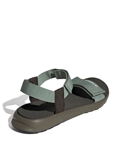 Мужские сандалии Adidas TERREX HYDROTERRA LIGHT текстильные зеленые - фото 5 - Miraton