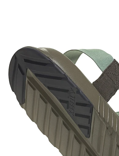 Мужские сандалии Adidas TERREX HYDROTERRA LIGHT текстильные зеленые - фото 9 - Miraton