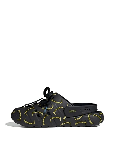 Женские шлепанцы Adidas ADILETTE CLOG текстильные черные - фото 6 - Miraton