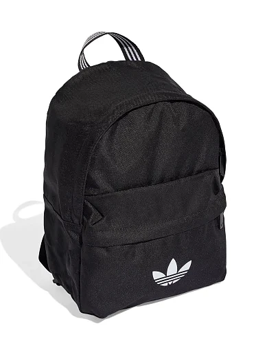 Рюкзак Adidas ADICOLOR S BP BLACK/WHITE черный - фото 2 - Miraton