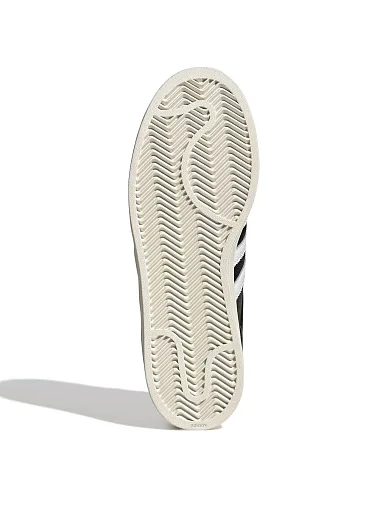 Мужские кеды Adidas SUPERSTAR II кожаные черные - фото 7 - Miraton